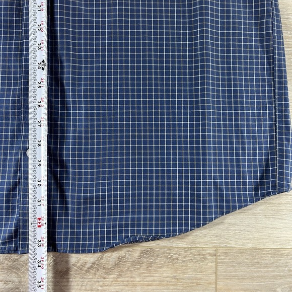 Duluth Trading Co. Mens XL TWrinkle Fighter Plaid 100% Cotton Button Up Shirt - Picture 9 of 10